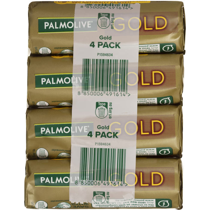 Palmolive Bar Soap Gold Deodorant Protection 90g x 4 pack