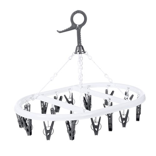Hangit Delicates Oval Hanger With 20 Pegs