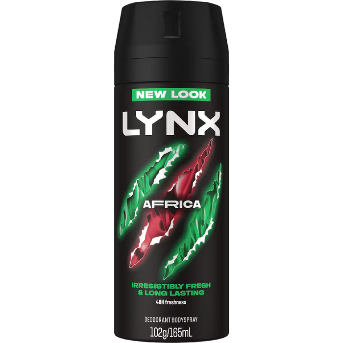 Lynx Deodorant Body Spray Africa 165ml