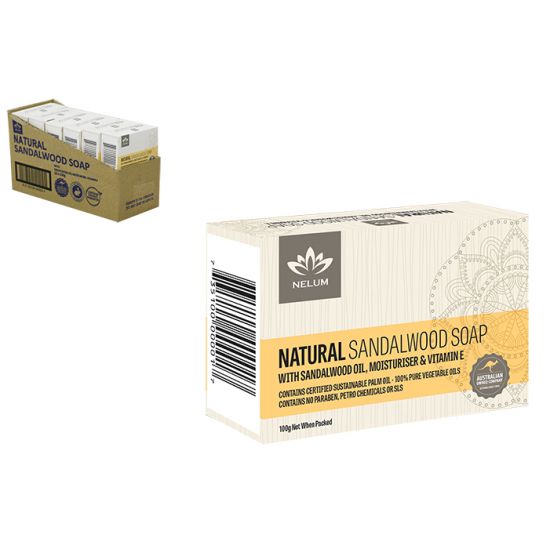 Nelum Natural Soap Bar - Sandalwood