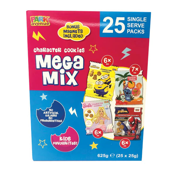 Character Cookies Mega 25PK