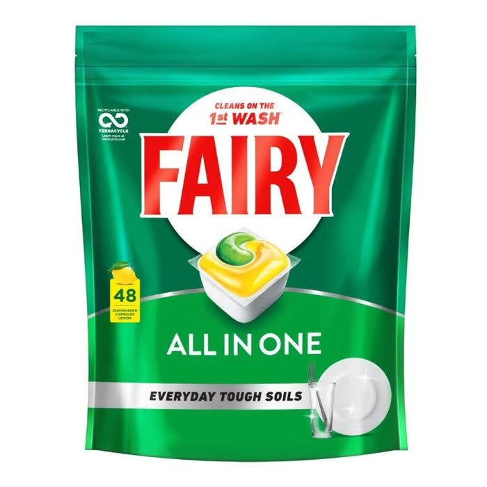 Fairy All in One Dishwasher Capsules 48 Pack