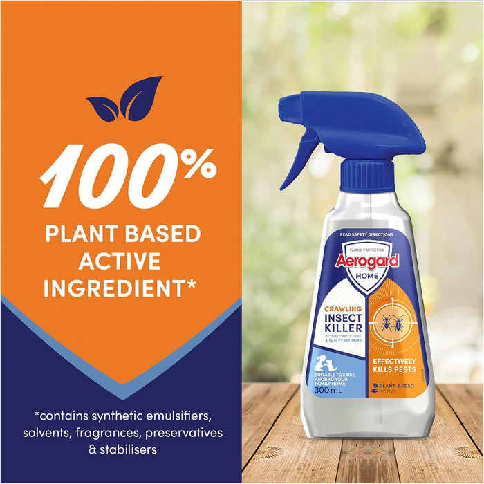 Aerogard Crawling Insect Killer Home Plant Based Active 300ml