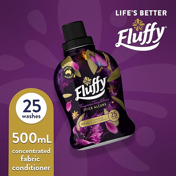 Fluffy Fabric Softener Fragrance Temptations Spice Allure 500ml