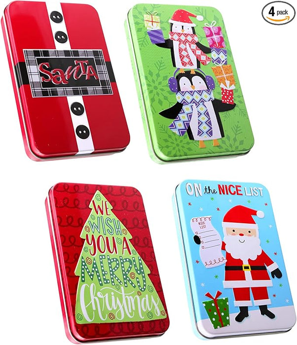 Christmas Gift Card Tin - Assorted