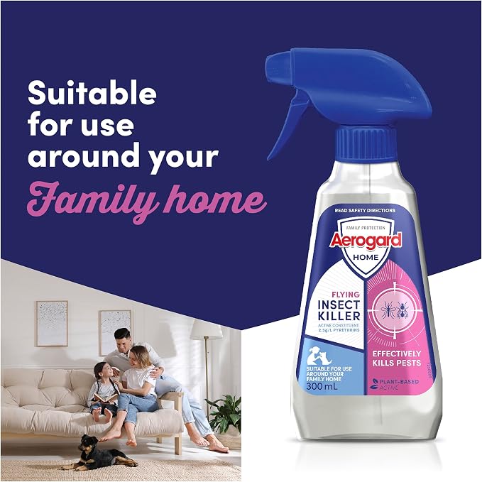 Aerogard Flying Insect Killer Home Plant Based Active 300ml