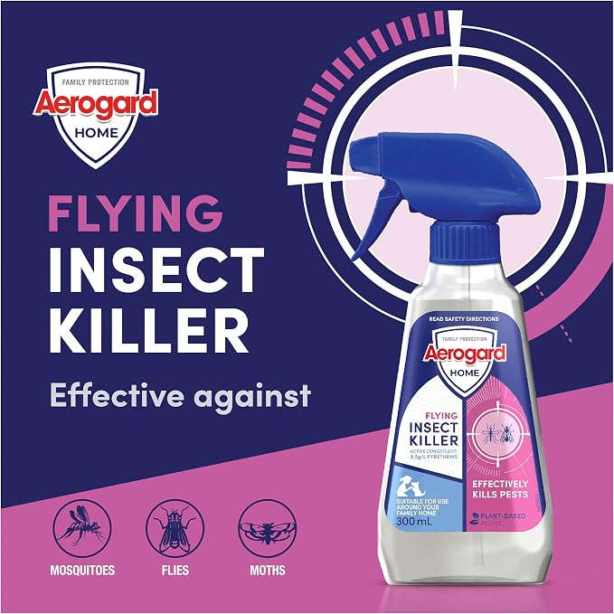 Aerogard Flying Insect Killer Home Plant Based Active 300ml