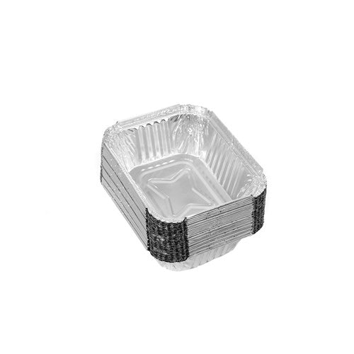 Foil Containers With Lids 30 Pack 14cm x 12cm