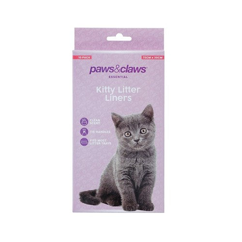 Kitty Litter Liners With Tie Handles