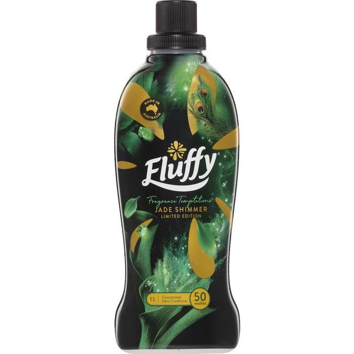 Fluffy Ultra Fabric Softener Jade Shimmer Limited Edition 1 Litre