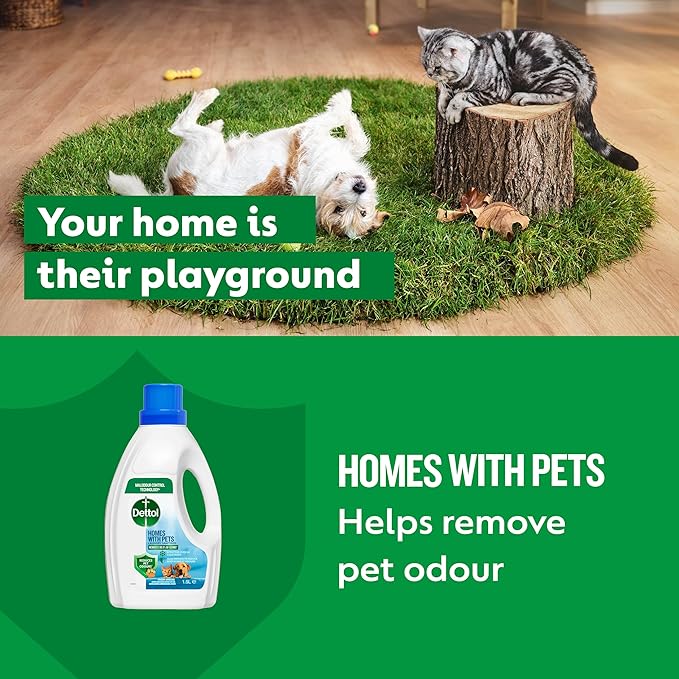 Dettol Homes With Pets Laundry Sanitiser Fresh Breeze 1.5 Litre