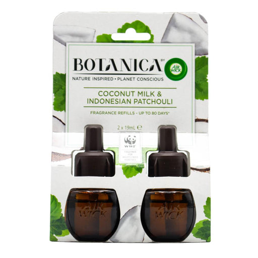 Air Wick Botanica Coconut & Patchouli Plug-In Diffuser Refill 19ml x 2 Pack