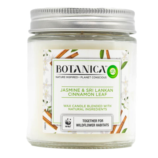 Air Wick Candle Botanica Jasmine & Sri Lanken Cinnamon Leaf 205g