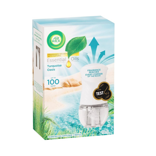 Air Wick Scented Oil Diffuser & Refill Life Scents Turquoise Oasis 19ml