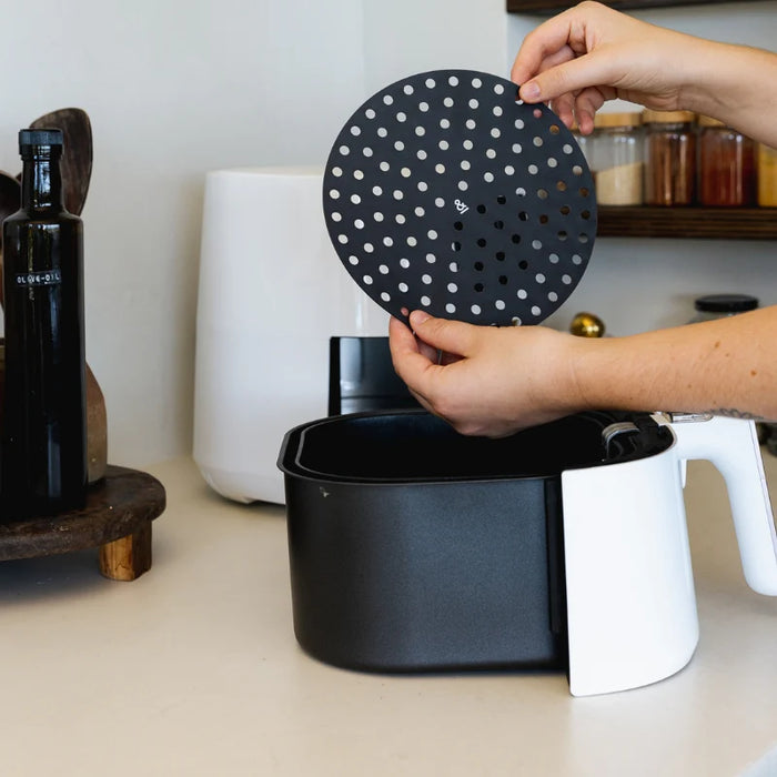 Silicone Re-usable Air Fryer Liner Mat Round 21cm