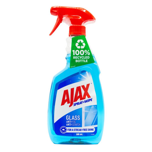 Ajax 500ml Spray N Wipe Glass Cleaner
