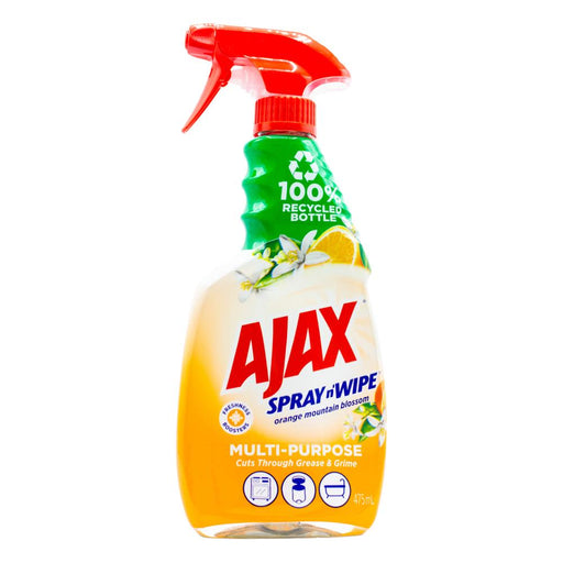 Ajax Spray N Wipes 475ml Divine Blends Orange Mountain Blossom