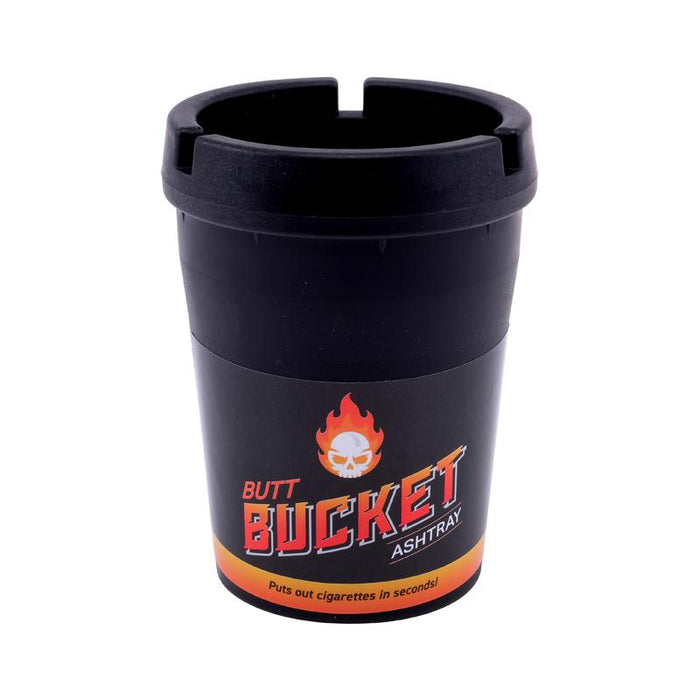 Ash Tray Butt Bucket With Removable Lid