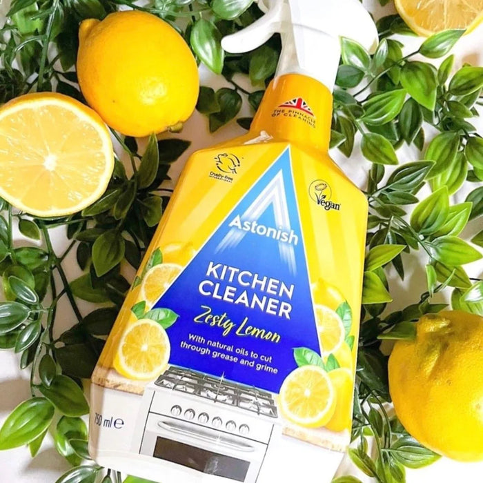 Astonish 750ml Kitchen With Natural Oils Zesty Lemon