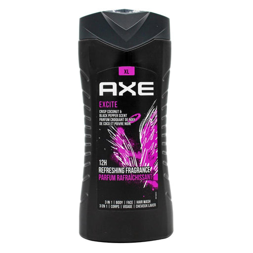 Axe Mens Body Wash 400ml Excite