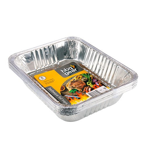 BBQ Foil Trays 6PK 32cm x 26cm