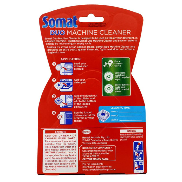 Somat Duo Machine Cleaner 3 Pk