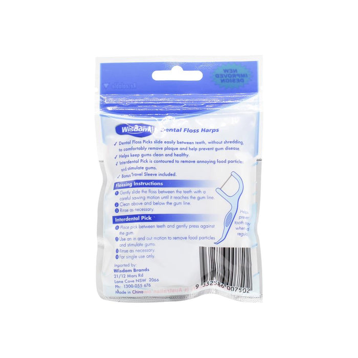 Wisdom Dental Floss Harps 32PK