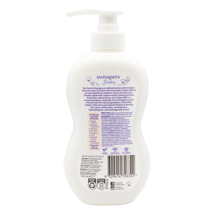 Swisspers 500ml Baby Gentle Shampoo