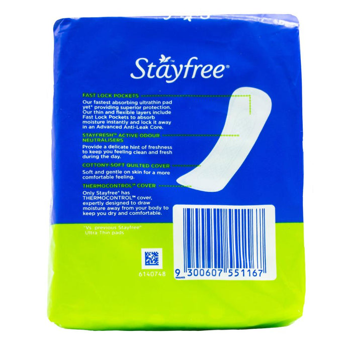 Stayfree 14pk Pads Regular Ultra Thin