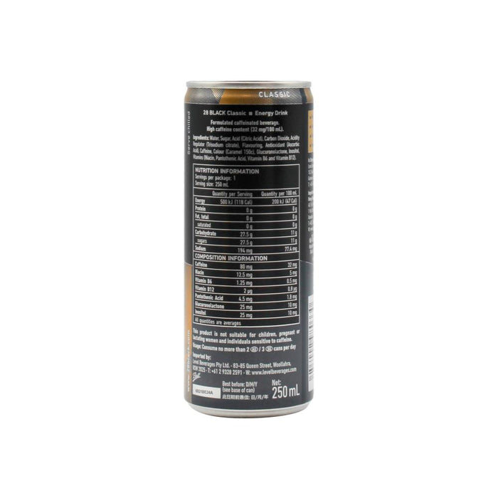 28 Black Energy Drink - Classic 250ml