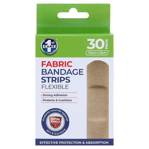 Bandage Strips Flexible 30pk - Fabric