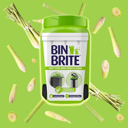 Bin Brite Odour Neutraliser Crystals Lemongrass 500g