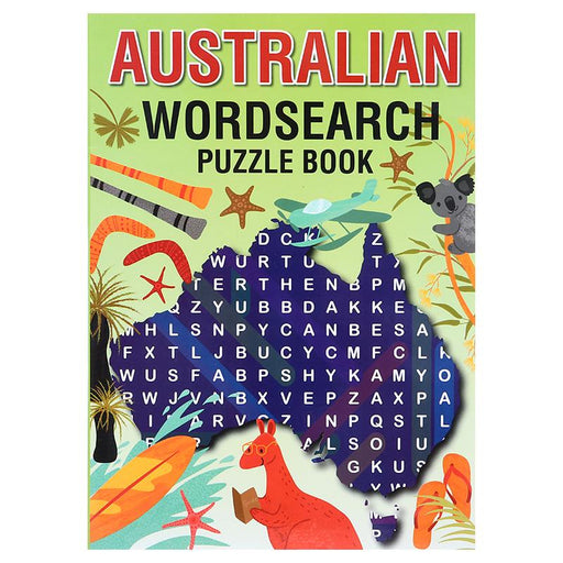 Book Word Search Puzzle Australian Theme 48 Page