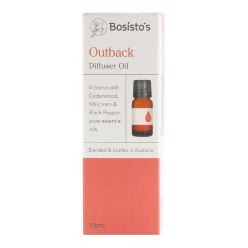 Bosistos 10ml Diffuser Oil Cederwood Marjoram And Black Pepper Outback
