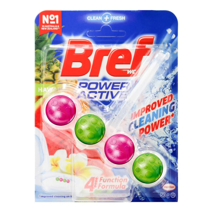 Bref Power Active Hawaiian Toilet Cleaner Cage Block 50g