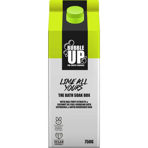 Bubble Up Bath Soak Lime All Yours 750g