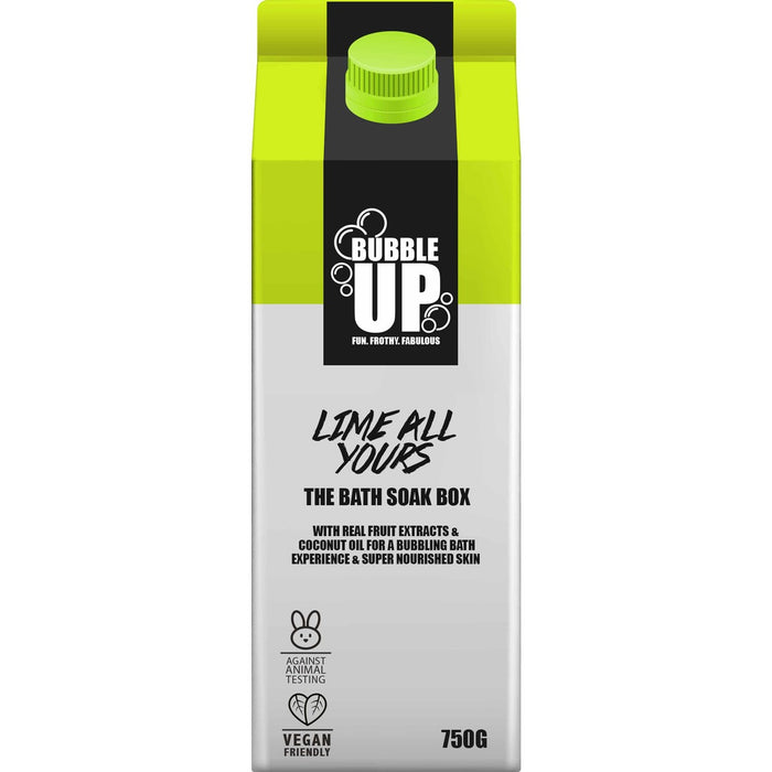 Bubble Up Bath Soak Lime All Yours 750g