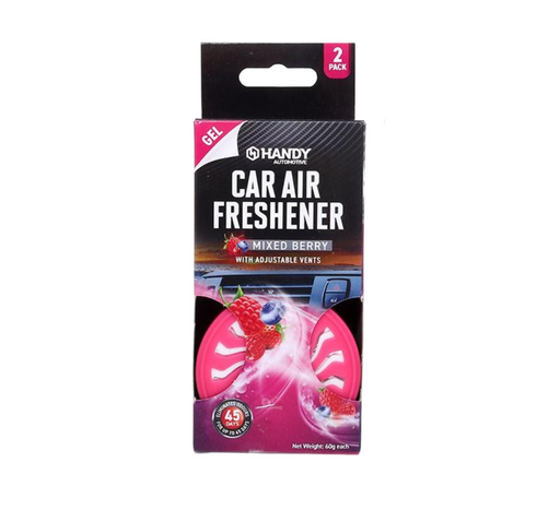 Car Air Freshener with Adjustable Vents 2 Pack - Mixed Berry