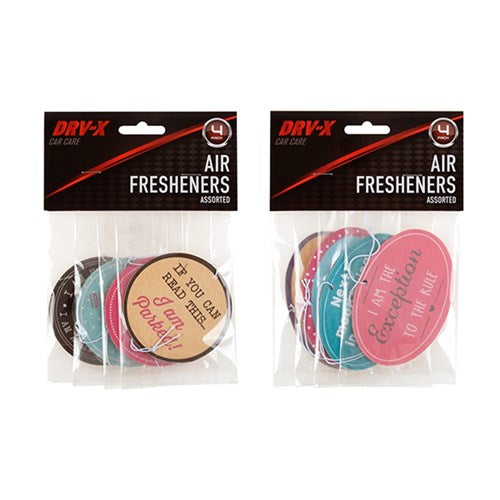 Car Air Fresheners 4PK