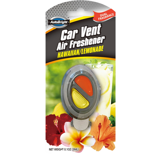 Car Vent Dual Air Freshener – Hawaiian / Lemonade