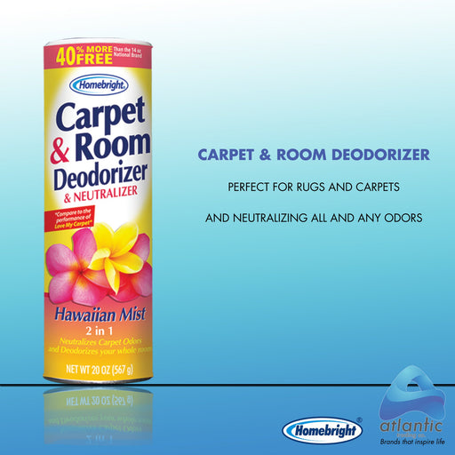 Carpet & Room Deodoriser Powder - Hawaiian Mist