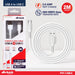 Charge & Sync USB A to Type C PVC Cable - White - 2 metre