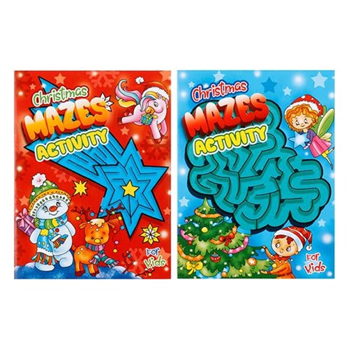 Christmas Books - Mazes Activity