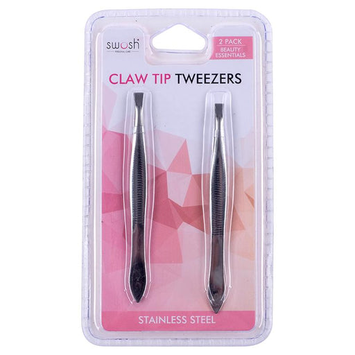 Claw Tip Tweezer Stainless Steel 2 PK