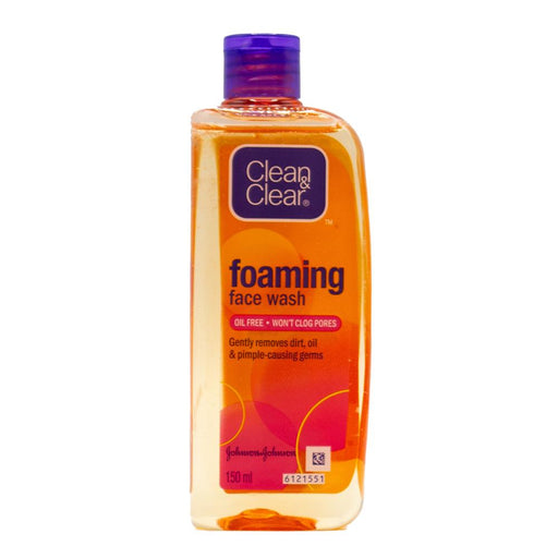 Clean And Clear 150ml Foaming Face Wash Oil Free
