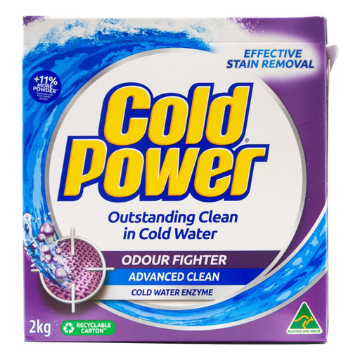 Cold Power Laundry Powder Odour Fighter Advanced Cleaning 2kg