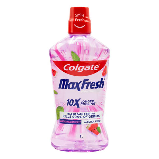 Colgate 1 Litre Mouth Wash Max Fresh Watermelon Mint