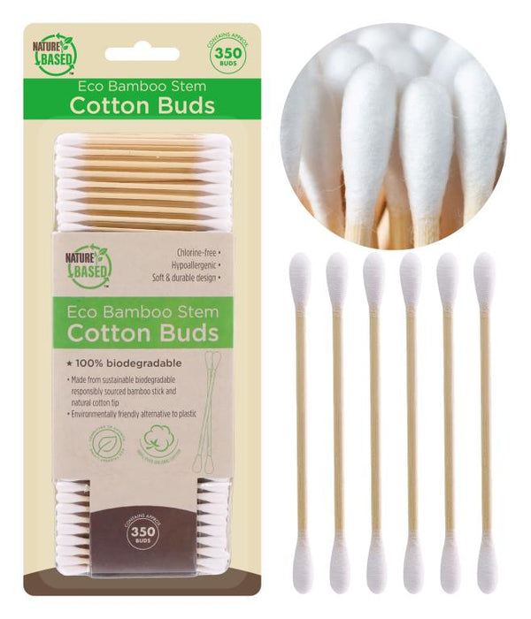 Cotton Tips 350 Bulk Pk Bamboo Eco