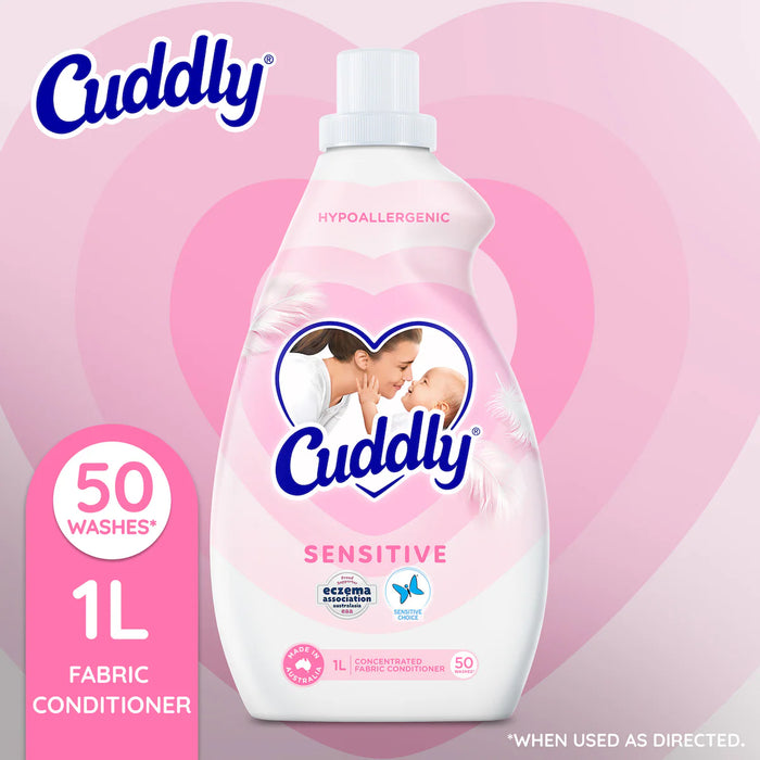 Cuddly Fabric Softener 1 Litre Hypoallergenic Sensitive