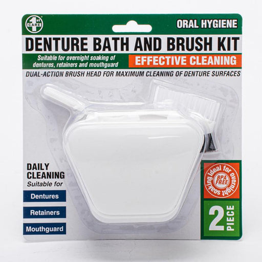 Denture Bath & Brush Kit